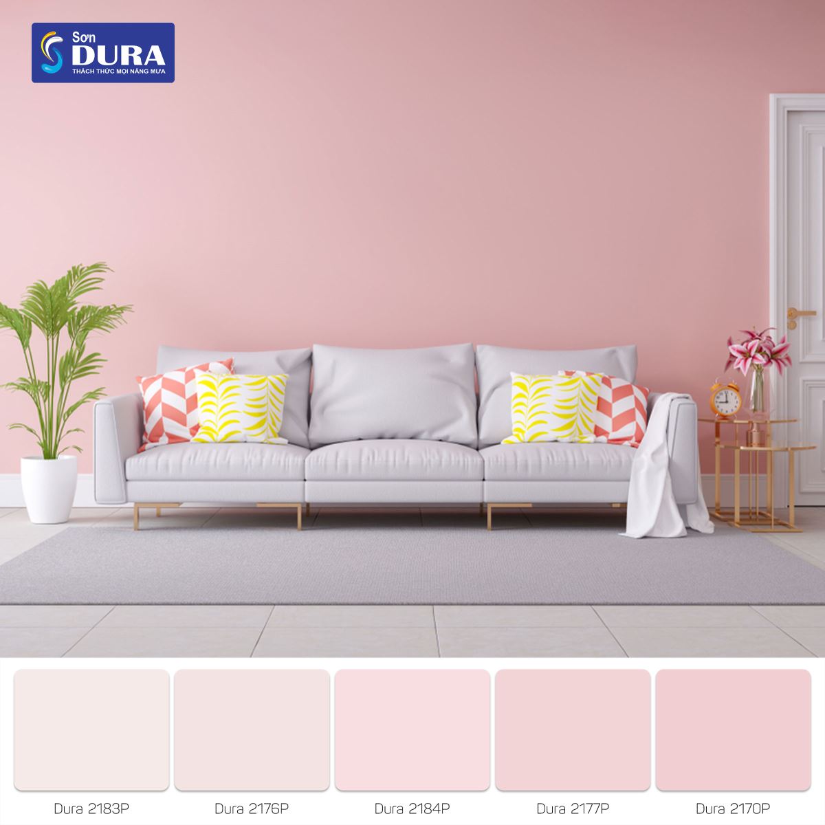 Màu Pastel luôn mang đến sự tươi mới cho không gian căn nhà