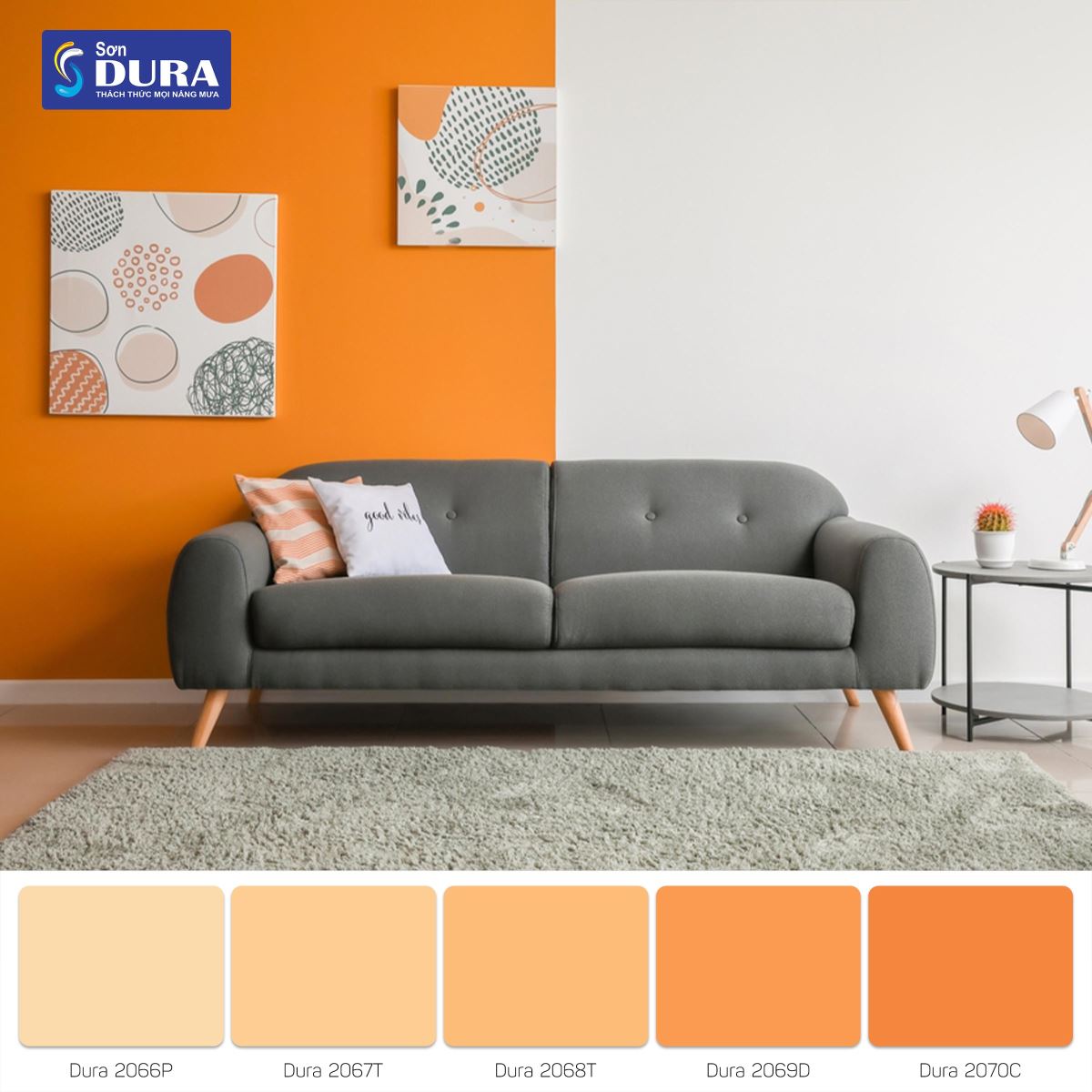  Sắc cam rực rỡ và nổi bật có thể sưởi ấm không gian nhà bạn