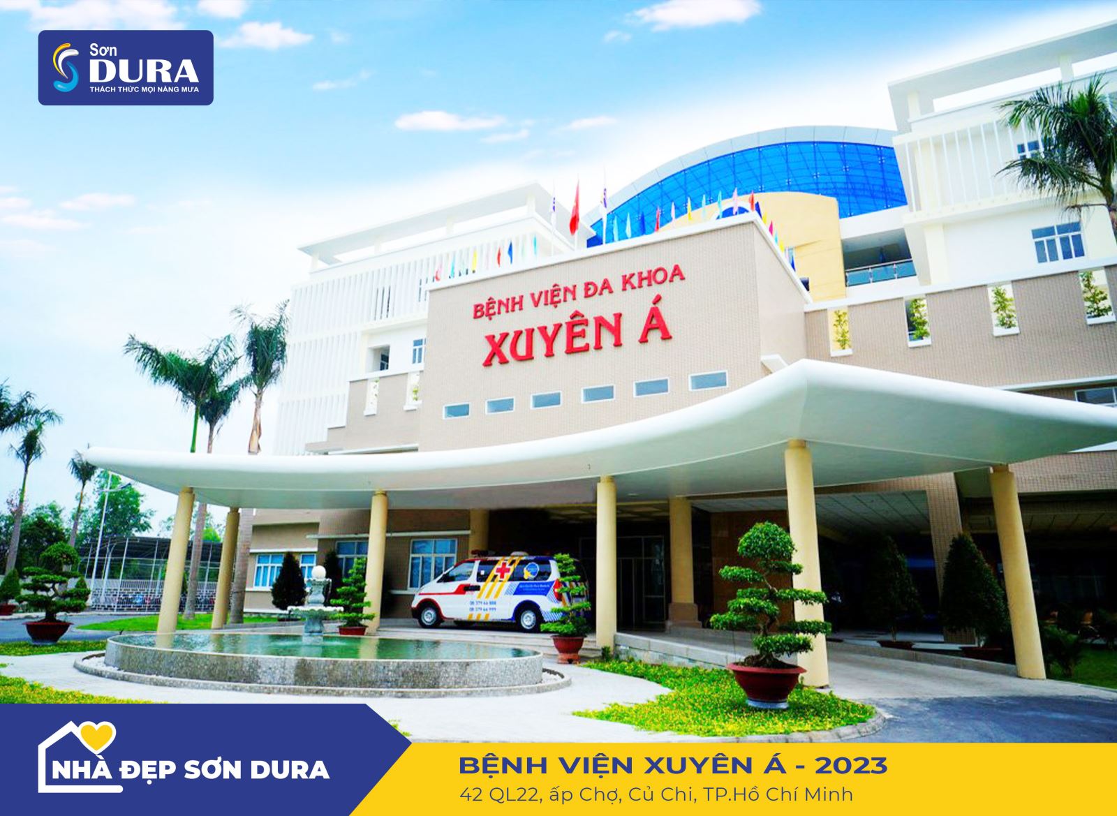 Bệnh viện Xuyên Á là bệnh viện lớn nhất trong khu vực Củ Chi.