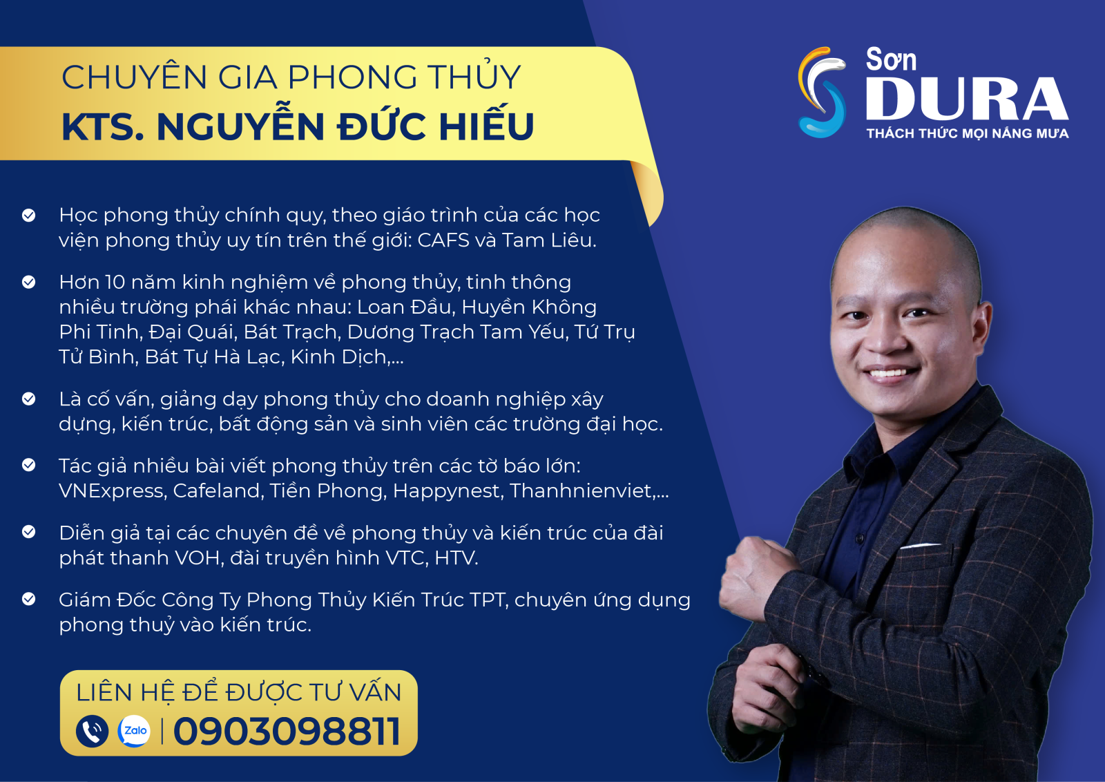 Chuyên Gia Phong Thuỷ - Kiến Trúc Sư: Nguyễn Đức Hiếu.