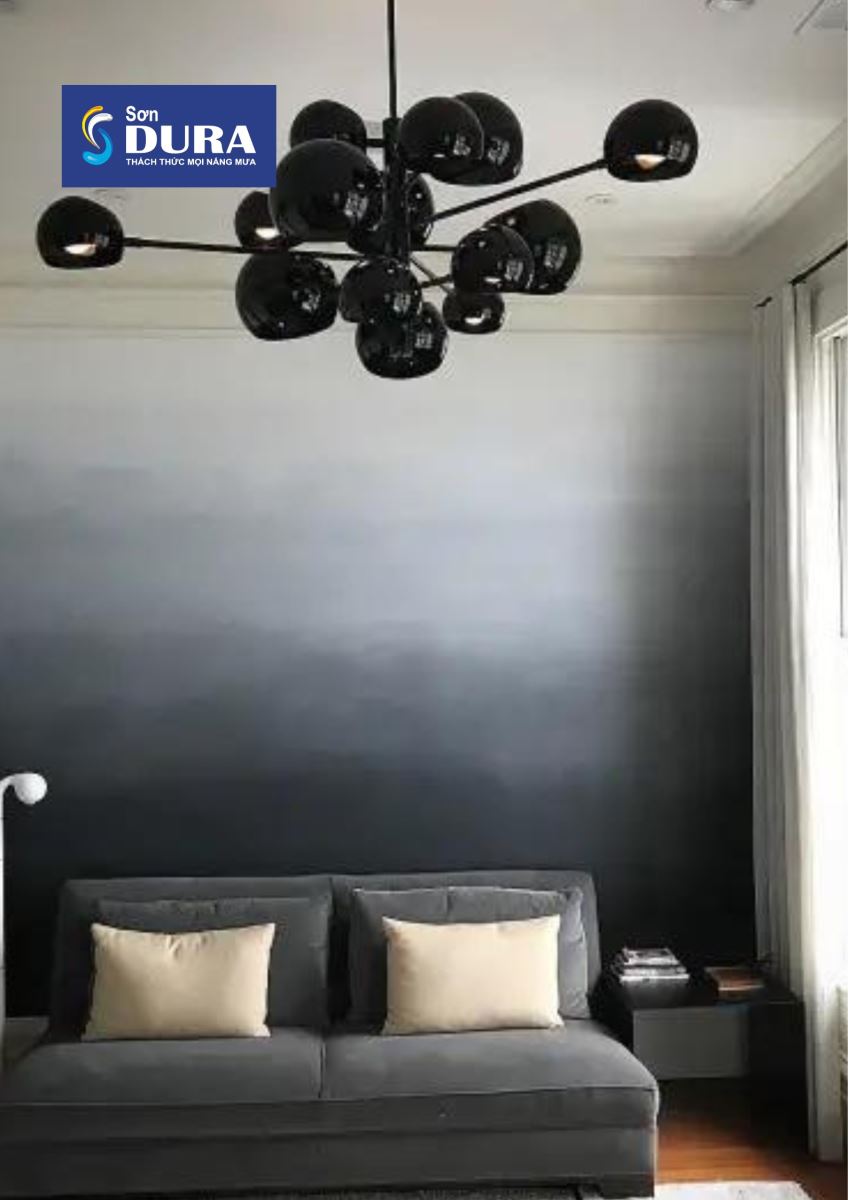 sơn nhà màu xám khói 